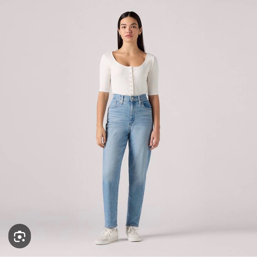 Women's High Waisted Mom Jeans